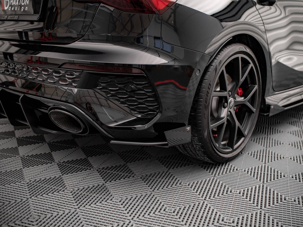 Street PRO Rear Side Splitters + Flaps Audi RS3 Sportback 8Y - Image 3