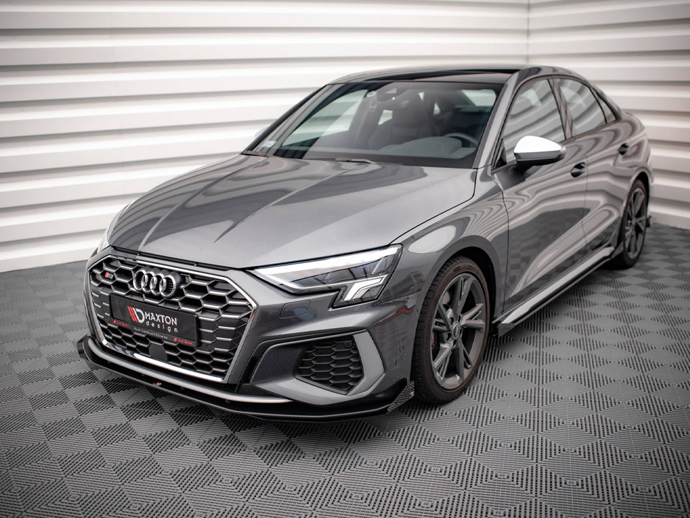 Street PRO Front Splitter V.1 (+flaps) Audi S3 / A3 S-line 8Y (2020-) - Image 2