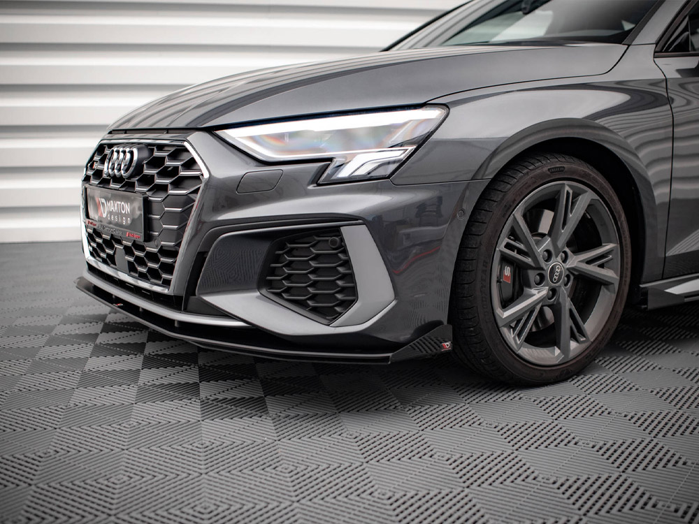 Street PRO Front Splitter V.1 (+flaps) Audi S3 / A3 S-line 8Y (2020-) - Image 4