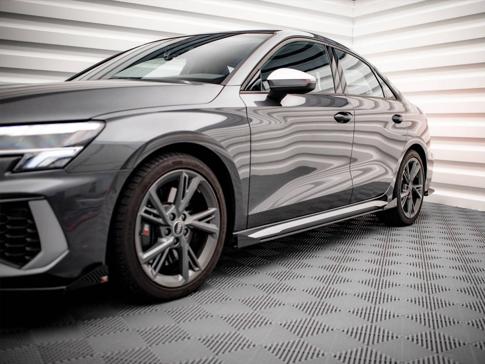 Street PRO Side Skirts Diffusers (+flaps) Audi S3 / A3 S-line 8Y (2020-) - Image 4