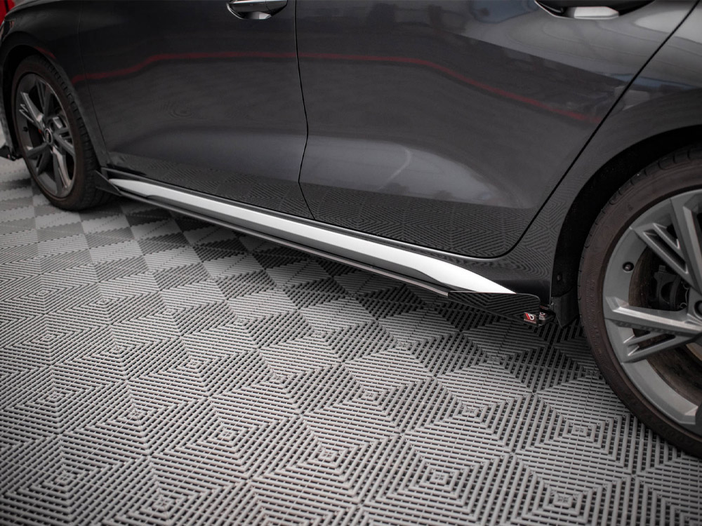 Street PRO Side Skirts Diffusers (+flaps) Audi S3 / A3 S-line 8Y (2020-) - Image 5