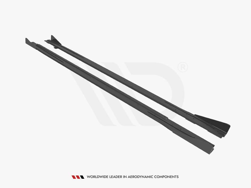 Street PRO Side Skirts Diffusers (+flaps) Audi S3 / A3 S-line 8Y (2020-) - Image 6