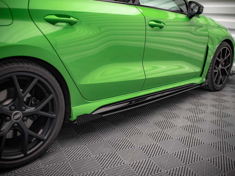 Street PRO Side Skirts Diffusers (+flaps) Audi RS3 Sedan 8Y (2020-) - Image 3