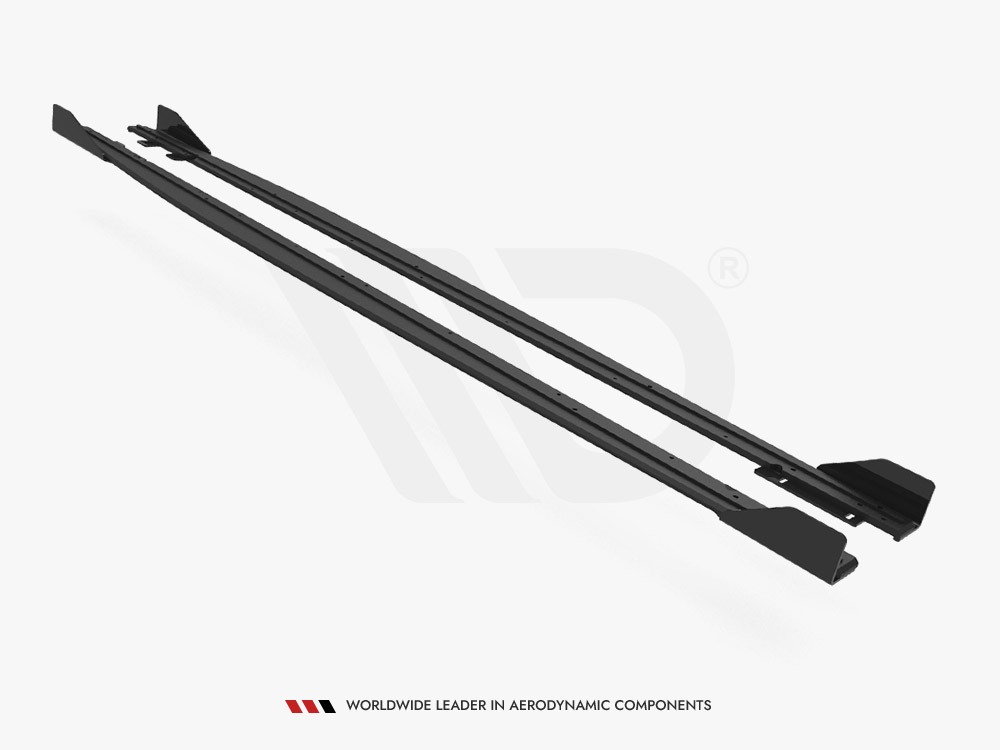 Street PRO Side Skirts Diffusers (+flaps) Audi RS3 Sedan 8Y (2020-) - Image 5