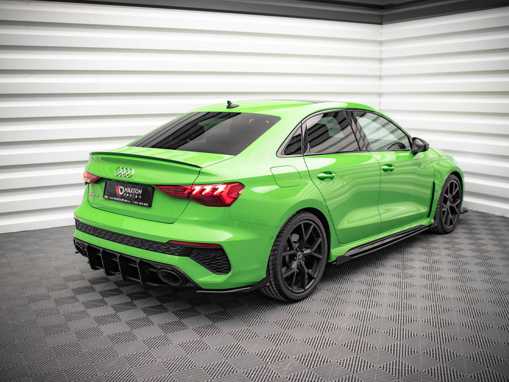 Street PRO Rear Side Splitters (+flaps) Audi RS3 Sedan 8Y (2020-) - Image 2