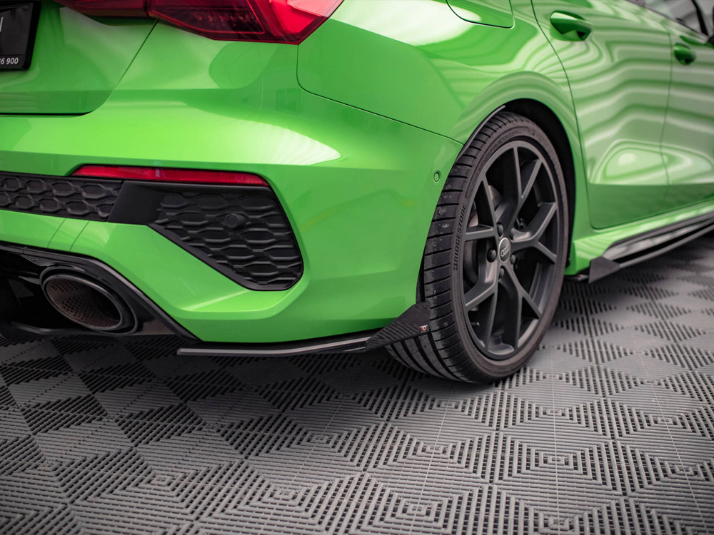 Street PRO Rear Side Splitters (+flaps) Audi RS3 Sedan 8Y (2020-) - Image 3
