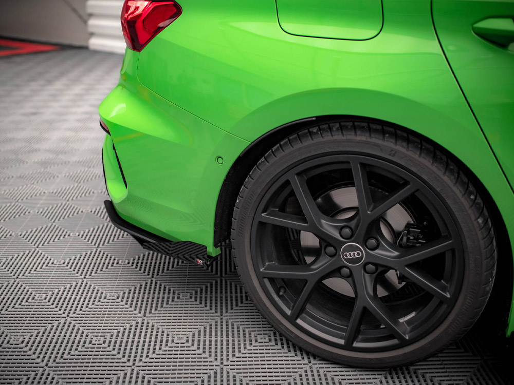 Street PRO Rear Side Splitters (+flaps) Audi RS3 Sedan 8Y (2020-) - Image 4
