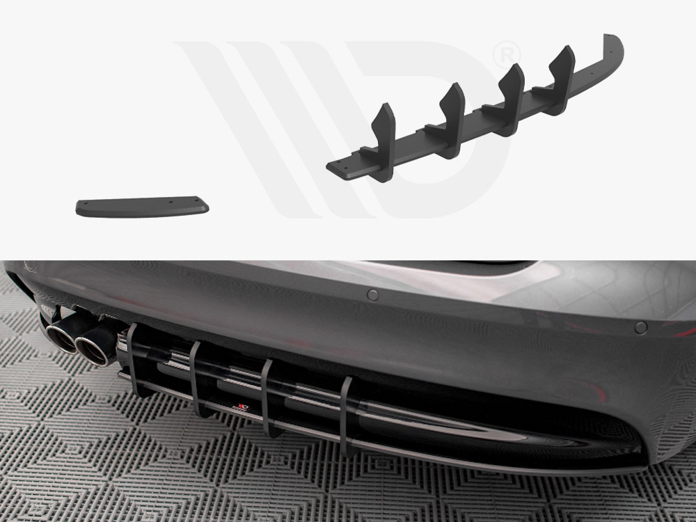 Street PRO Rear Diffuser Jaguar XF R-sport MK2 (2015-2020)