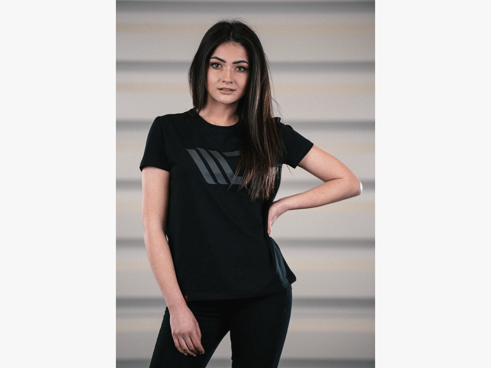 Classic Tshirt Womens Slim - Black - V.2 - Image 2
