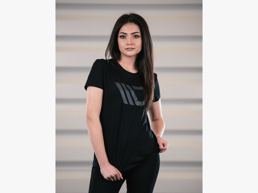 Classic Tshirt Womens Slim - Black - V.2 - Image 3