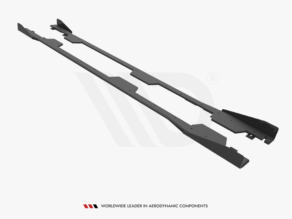 Street PRO Side Skirts Diffusers (+flaps) Subaru BRZ MK1 Facelift (2017-2020) - Image 5