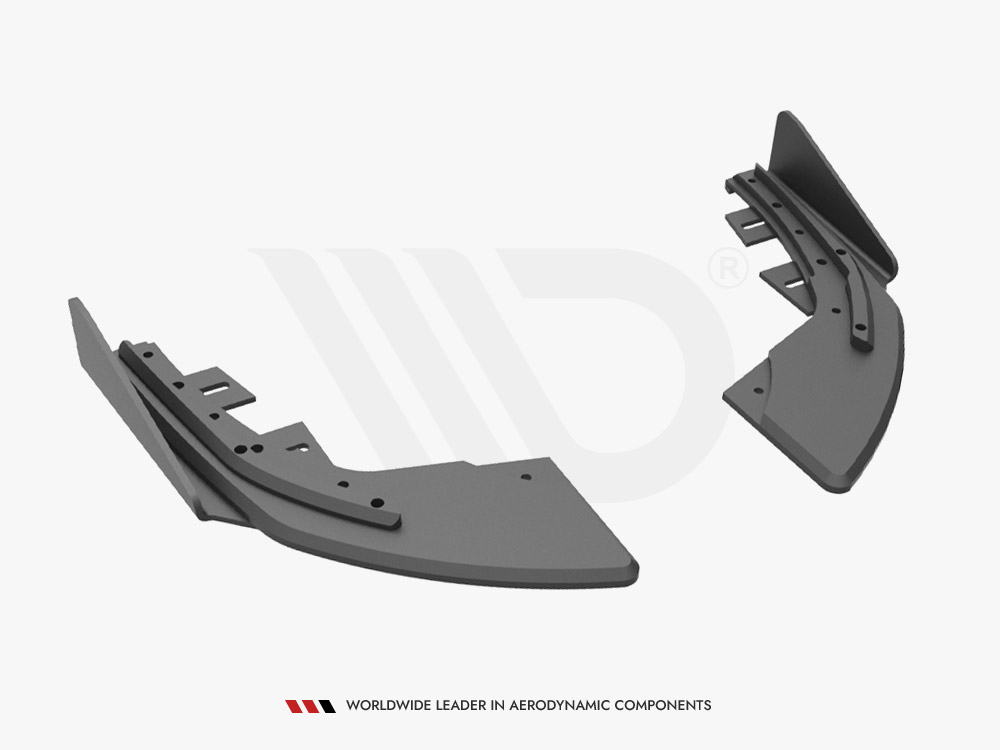 Street PRO Rear Side Splitters (+flaps) Audi S3 Sportback 8V Facelift - Image 5