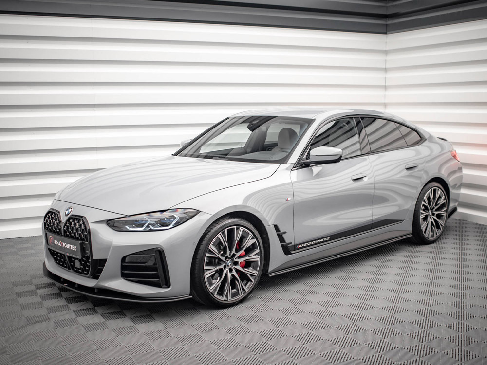 Street PRO Side Skirts Diffusers BMW 4 Gran Coupe M-Pack G26 - Image 2