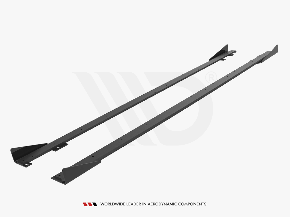 Street PRO Side Skirts Diffusers + Flaps Ford Fiesta ST Mk6 - Image 5