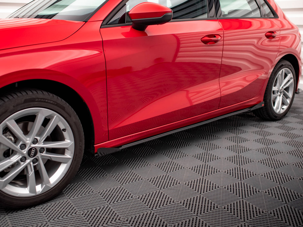 Street PRO Side Skirts Diffusers + Flaps Audi A3 8Y - Image 3
