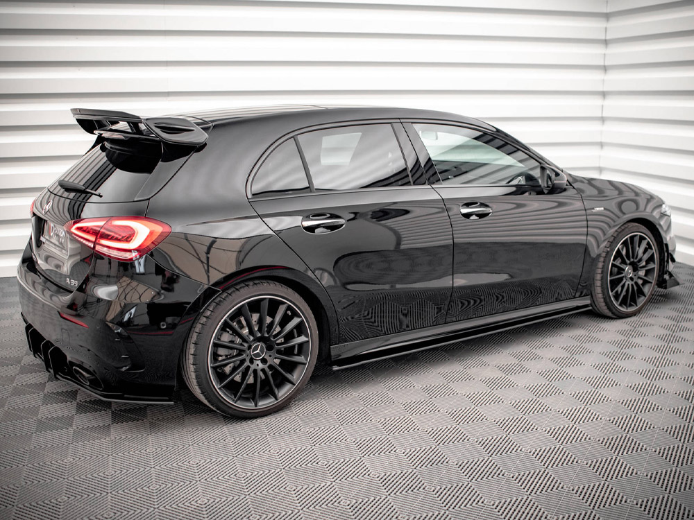Street PRO Side Skirts Diffusers Mercedes A35 AMG / AMG-Line Aero Pack W177 - Image 2