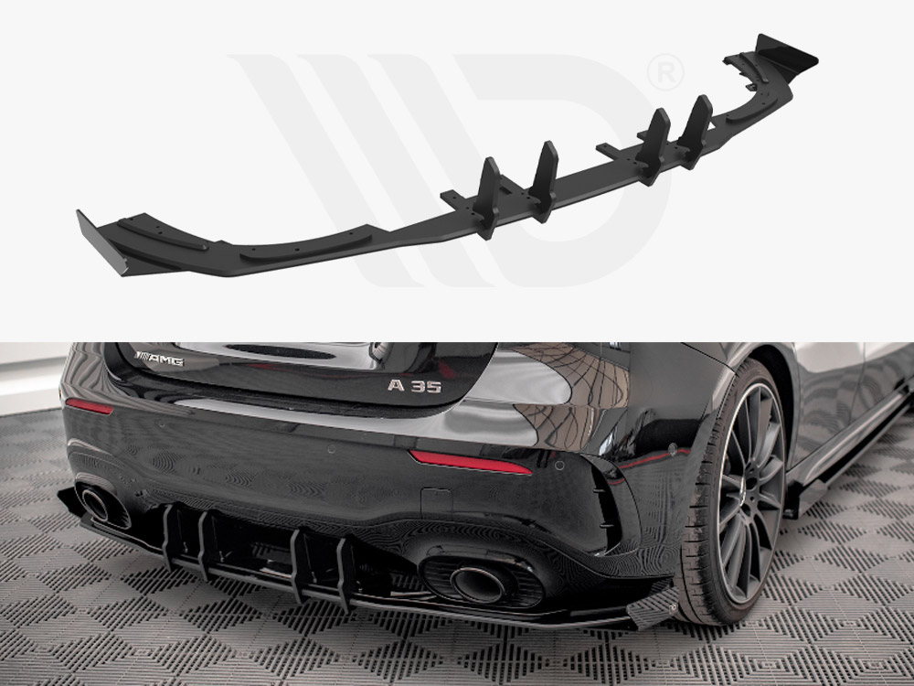 Street PRO Rear Valance + Flaps Mercedes A35 AMG Hatchback Aero Pack W177