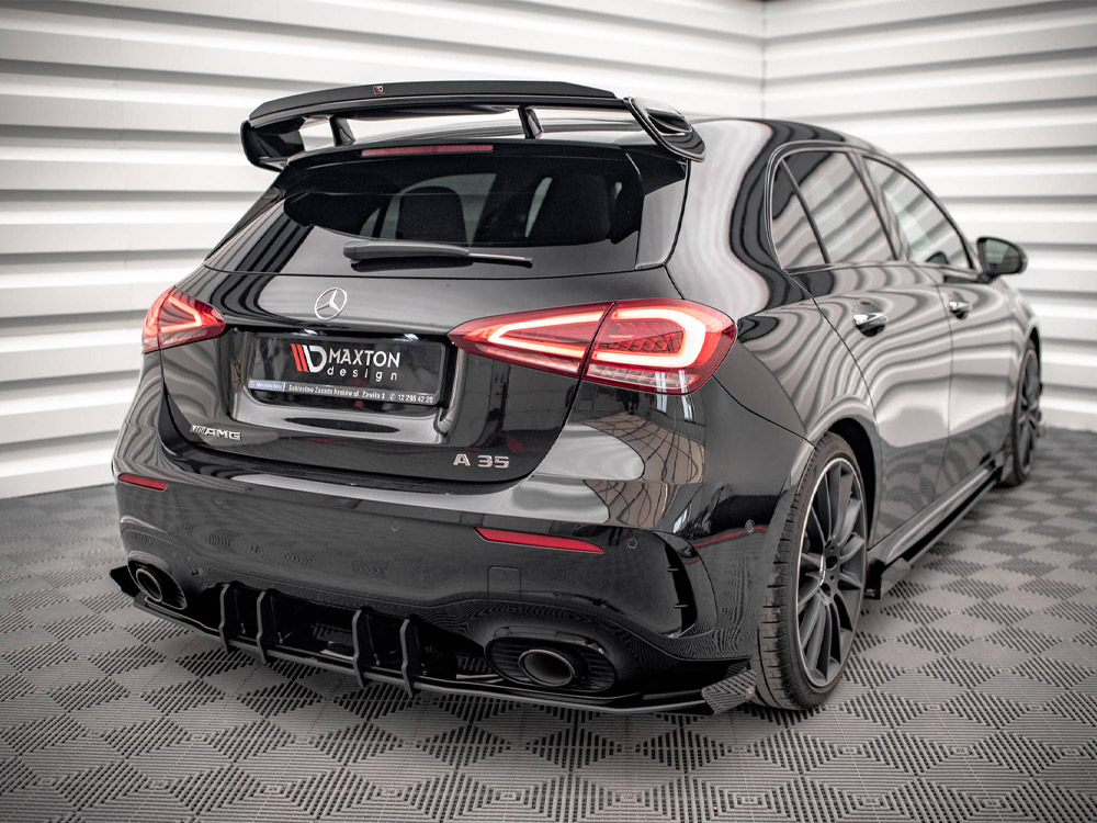 Street PRO Rear Valance + Flaps Mercedes A35 AMG Hatchback Aero Pack W177 - Image 2