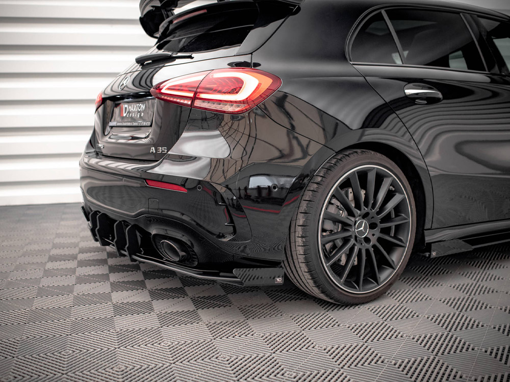 Street PRO Rear Valance + Flaps Mercedes A35 AMG Hatchback Aero Pack W177 - Image 4