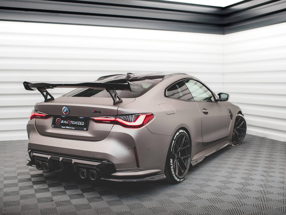 Carbon Fiber Rear Side Splitters BMW M4 G82 - Image 2
