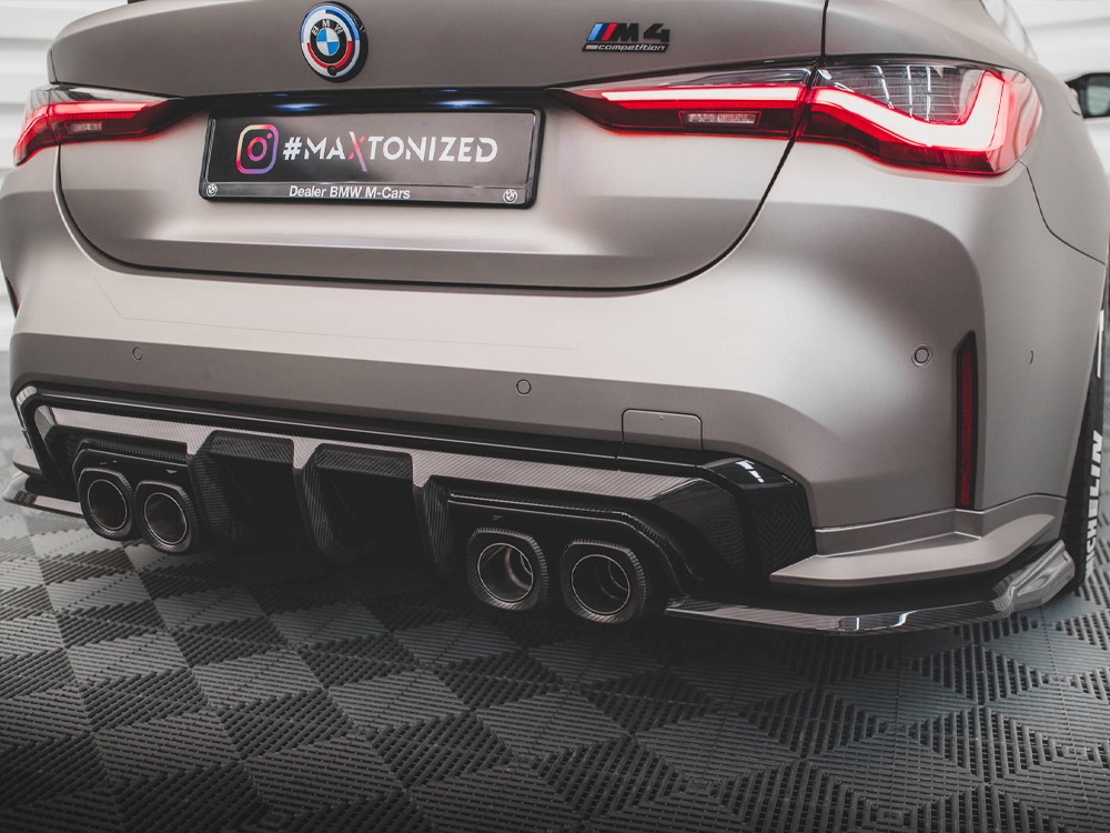 Carbon Fiber Rear Side Splitters BMW M4 G82 - Image 5
