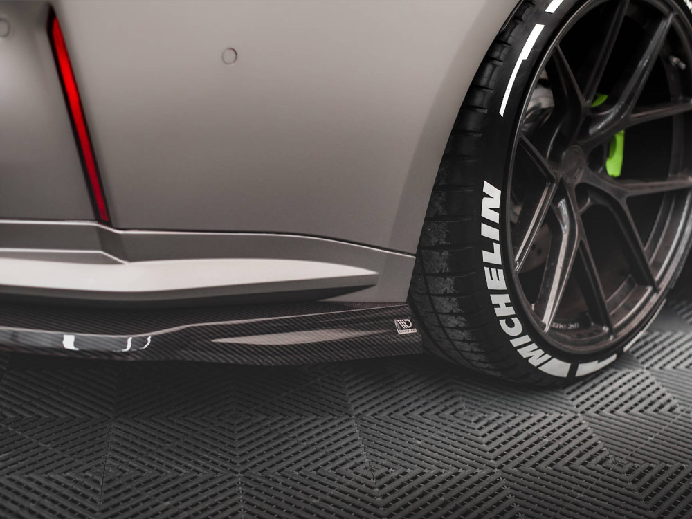 Carbon Fiber Rear Side Splitters BMW M4 G82 - Image 7