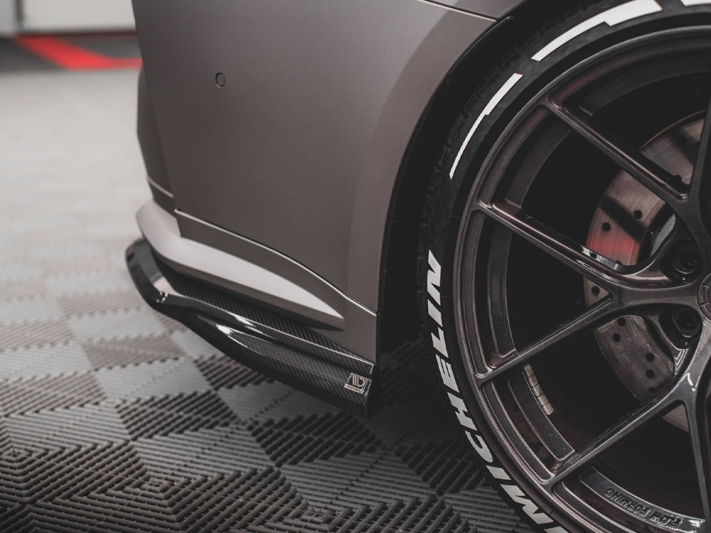 Carbon Fiber Rear Side Splitters BMW M4 G82 - Image 9