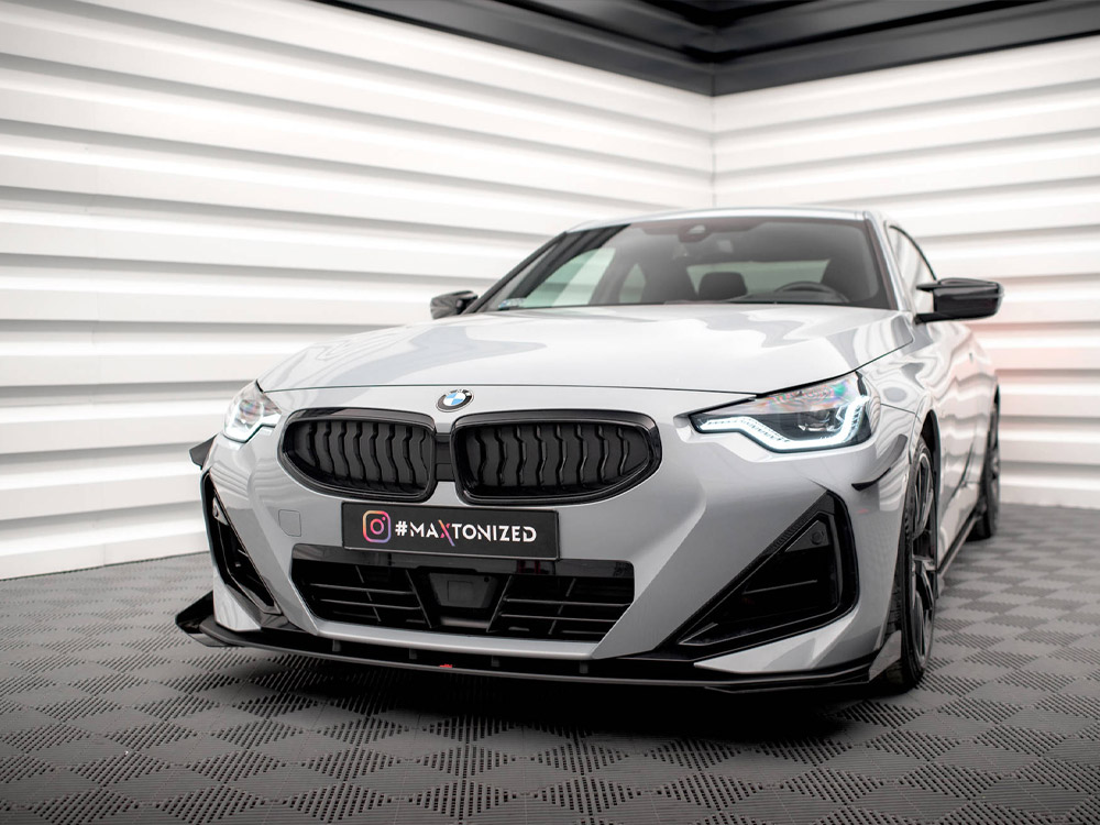 Street PRO Front Splitter + Flaps BMW 2 Coupe M-Pack / M240i G42 - Image 2