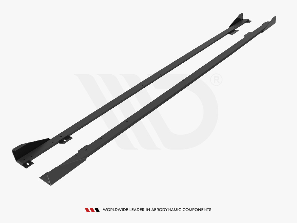 Street PRO Side Skirts Diffusers + Flaps BMW 2 Coupe M-Pack / M240i G42 - Image 5
