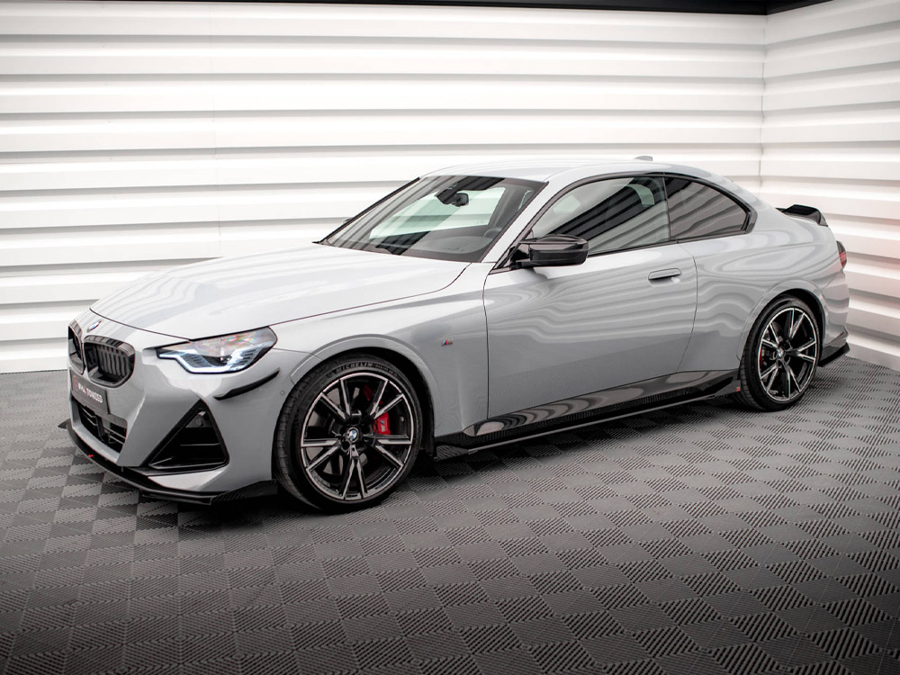 Street PRO Side Skirts Diffusers + Flaps BMW 2 Coupe M-Pack / M240i G42 - Image 2