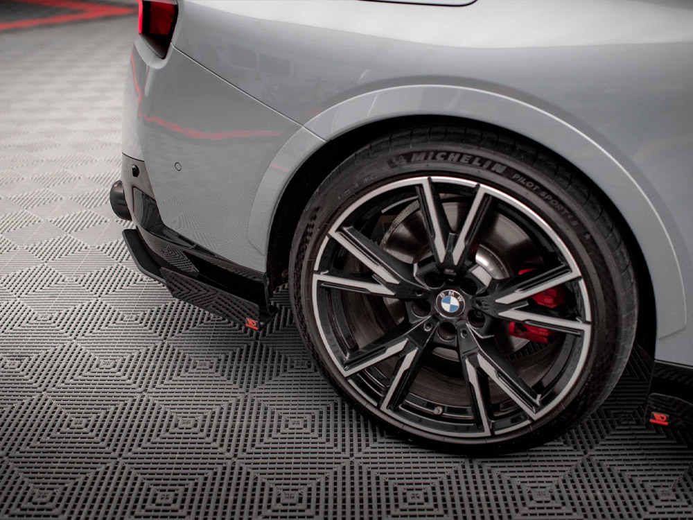 Street Pro Rear Side Splitters + Flaps BMW 2 Coupe M240i G42 - Image 4