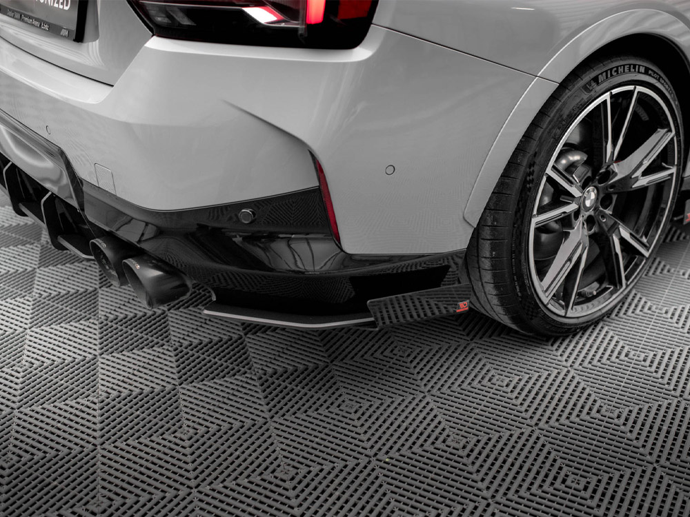 Street Pro Rear Side Splitters + Flaps BMW 2 Coupe M240i G42 - Image 3