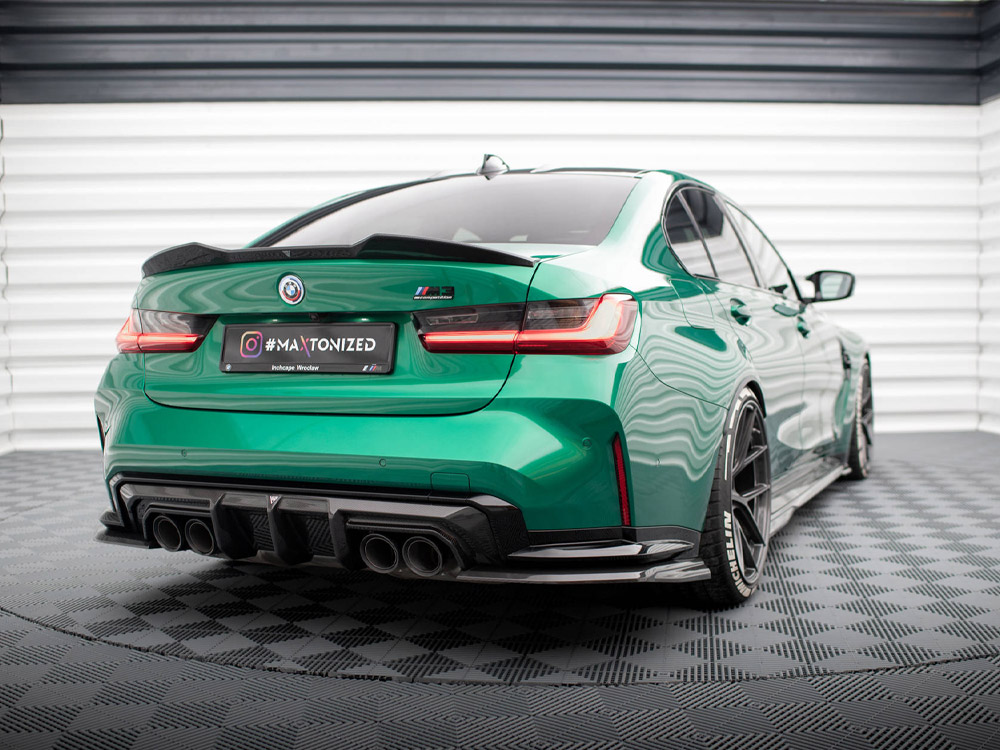 Carbon Fiber Rear Side Splitters BMW M3 G80 - Image 2