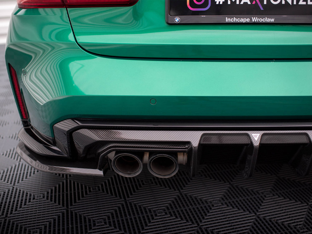 Carbon Fiber Rear Side Splitters BMW M3 G80 - Image 6