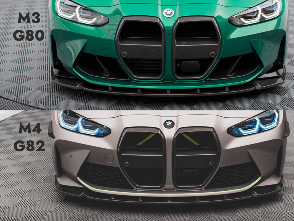 Carbon Fiber Front Grill BMW M4 G82 / M3 G80 - Image 2