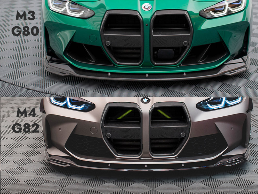 Carbon Fiber Front Splitter V.2 BMW M4 G82 / M3 G80 - Image 2
