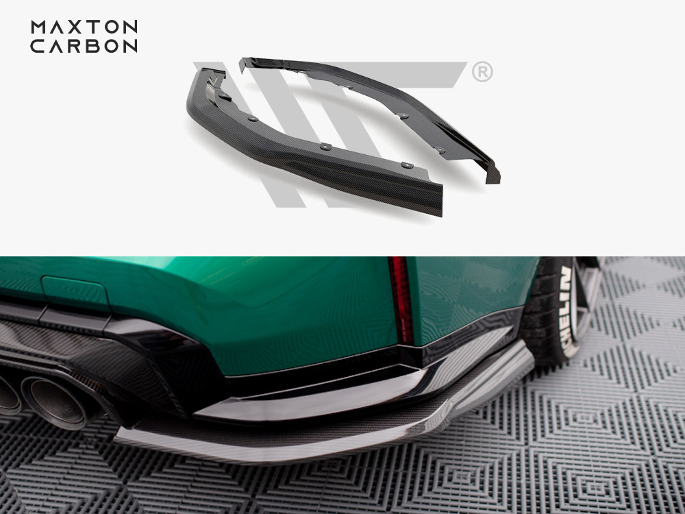 Carbon Fiber Rear Side Splitters BMW M3 G80