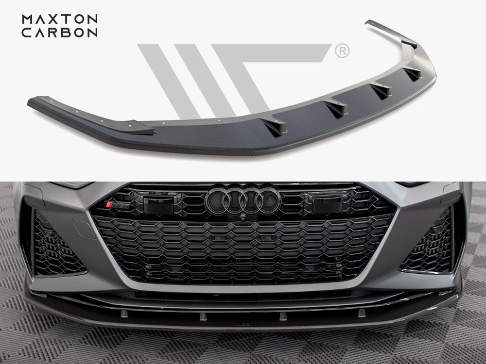 Carbon Fiber Front Splitter Audi RS6 C8 / RS7 C8