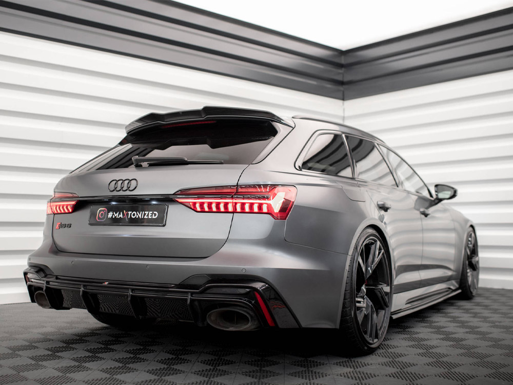 Carbon Fiber Tailgate Spoiler Audi RS6 C8 - Image 2
