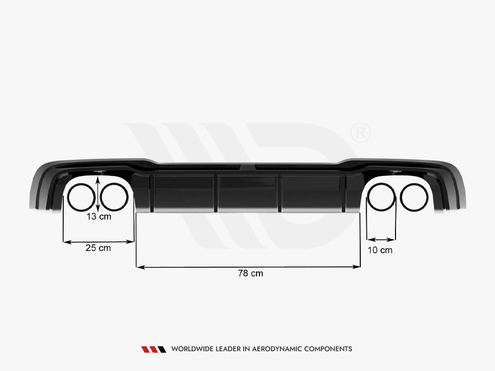 Rear Valance V.2 Audi RS3 Sportback 8V Facelift - Image 9