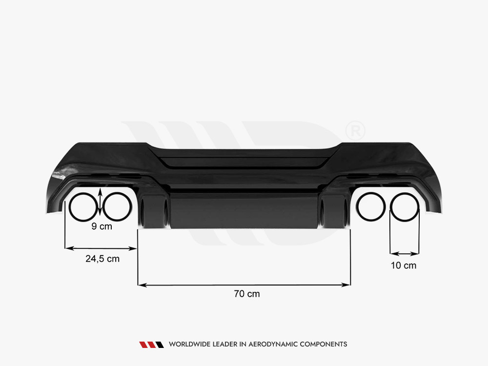 Rear Valance V.2 BMW 1 F40 M-Pack / M135I - Image 9