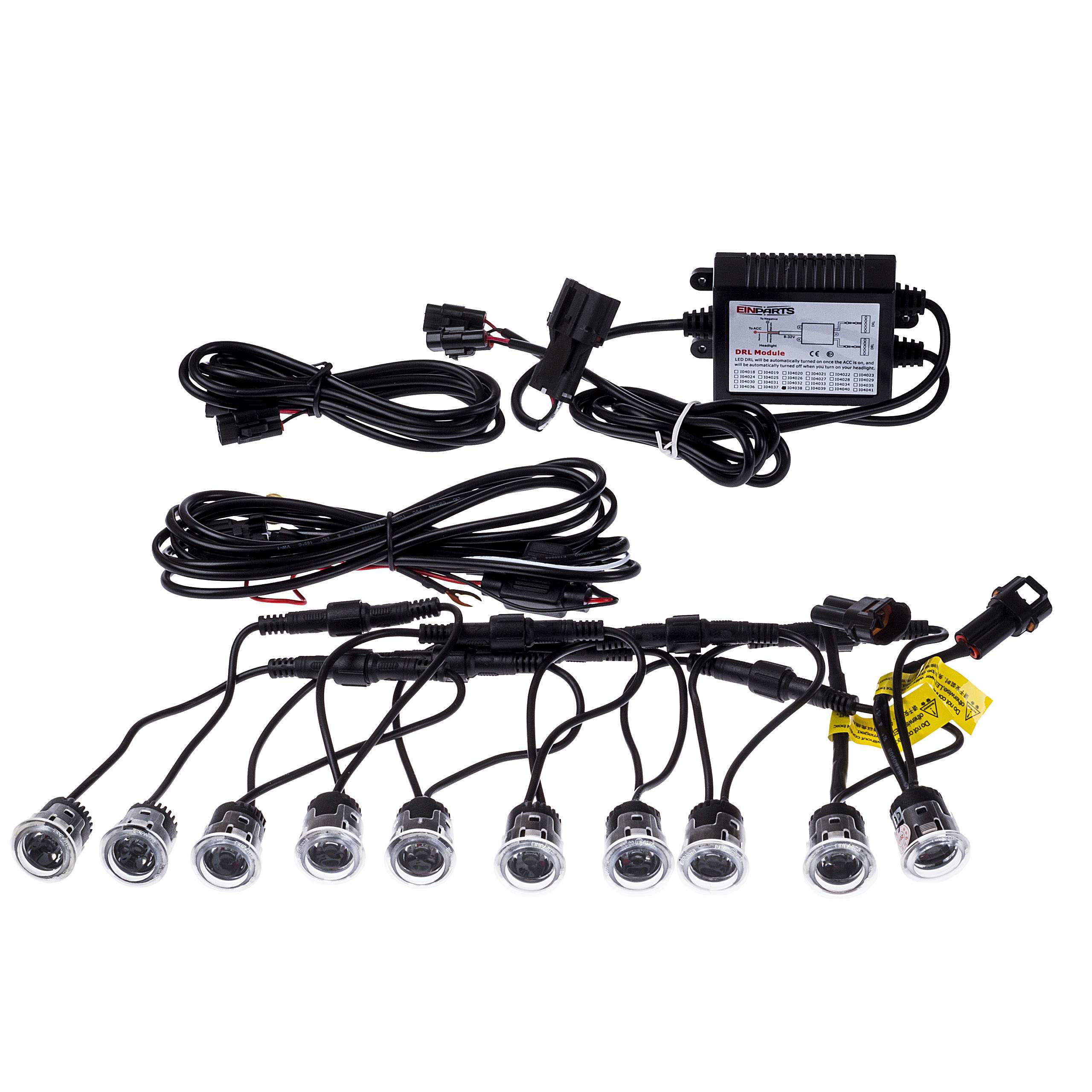 LED Daytime Running Lights - Bumper SET (Diameter: 23MM)
