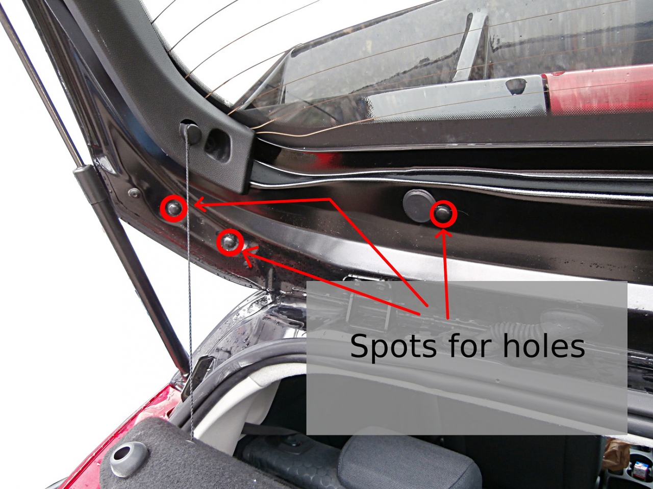 Roof Spoiler Ford Fiesta MK7 (Focus RS Look) - Image 5