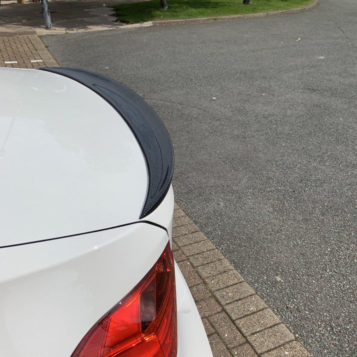 BMW 3 Series F30 F80 Saloon inc M3 M Performance Style Carbon Fibre Boot Spoiler 13-18 - Image 4