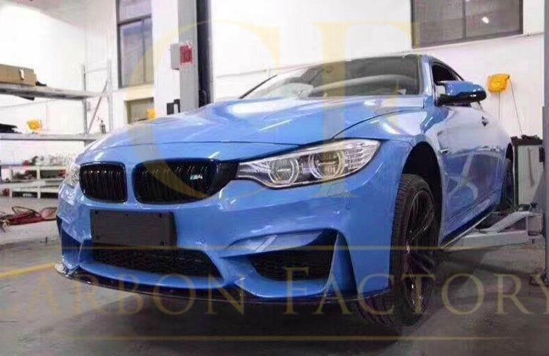 BMW F80 M3 F82 F83 M4 3D Style Carbon Fibre Front Splitter 14-20 - Image 4