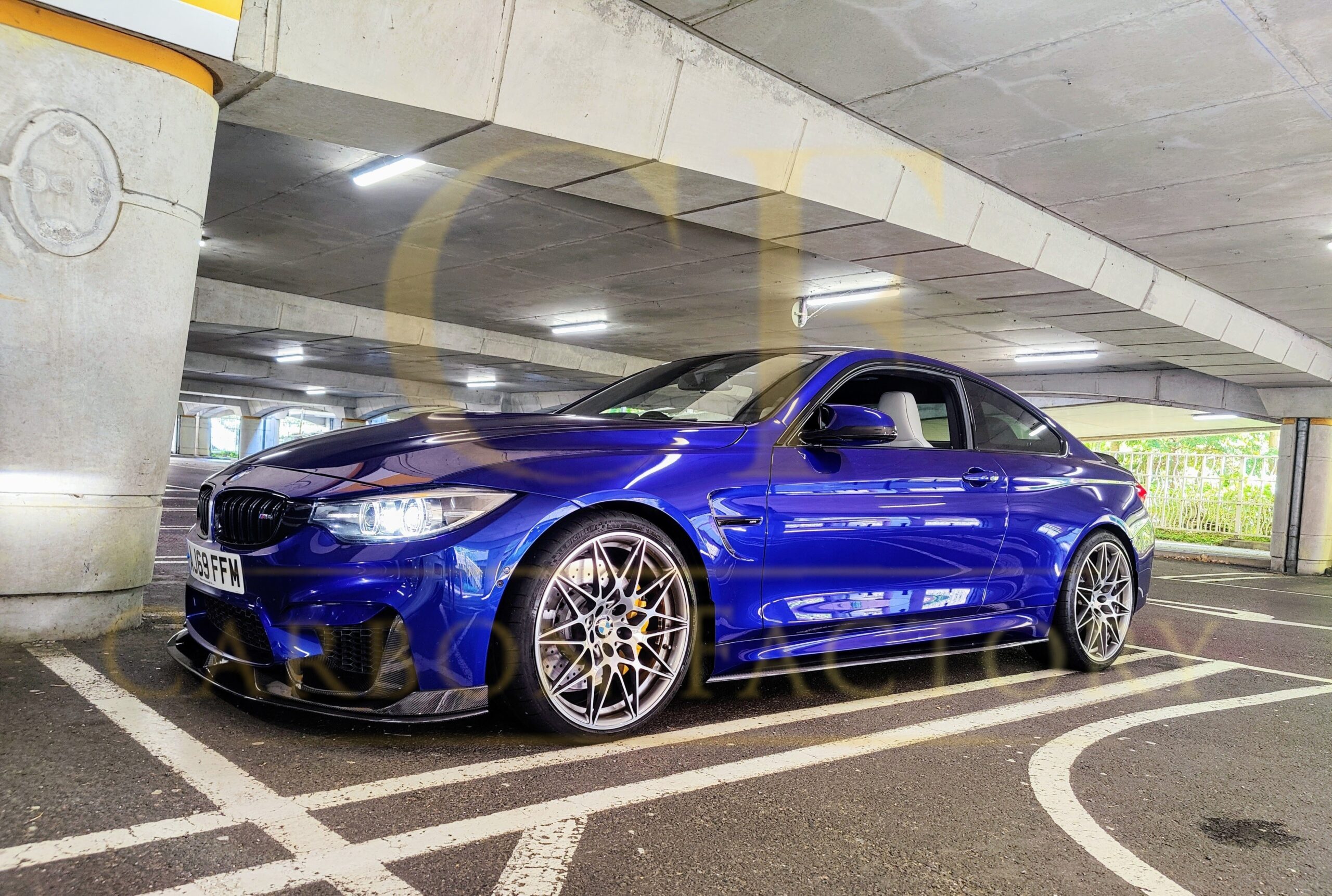 BMW F80 M3 F82 F83 M4 AC Style Carbon Fibre Front Splitter 14-20 - Image 3