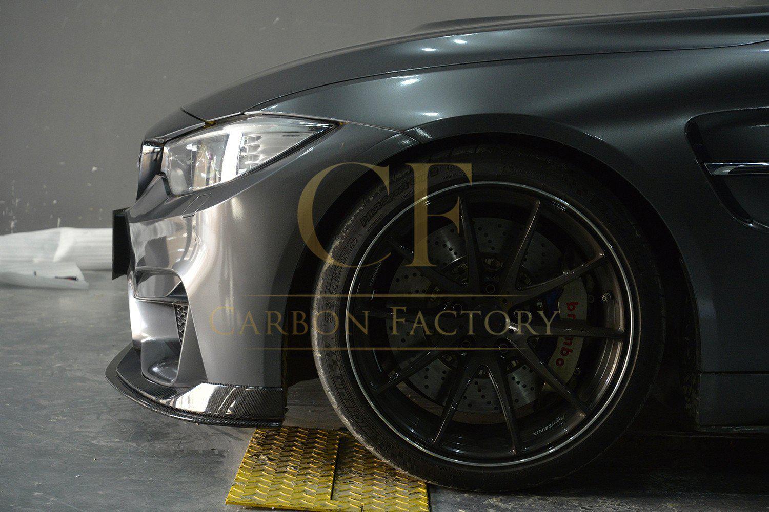 BMW F80 M3 F82 F83 M4 AC Style Carbon Fibre Front Splitter 14-20 - Image 7