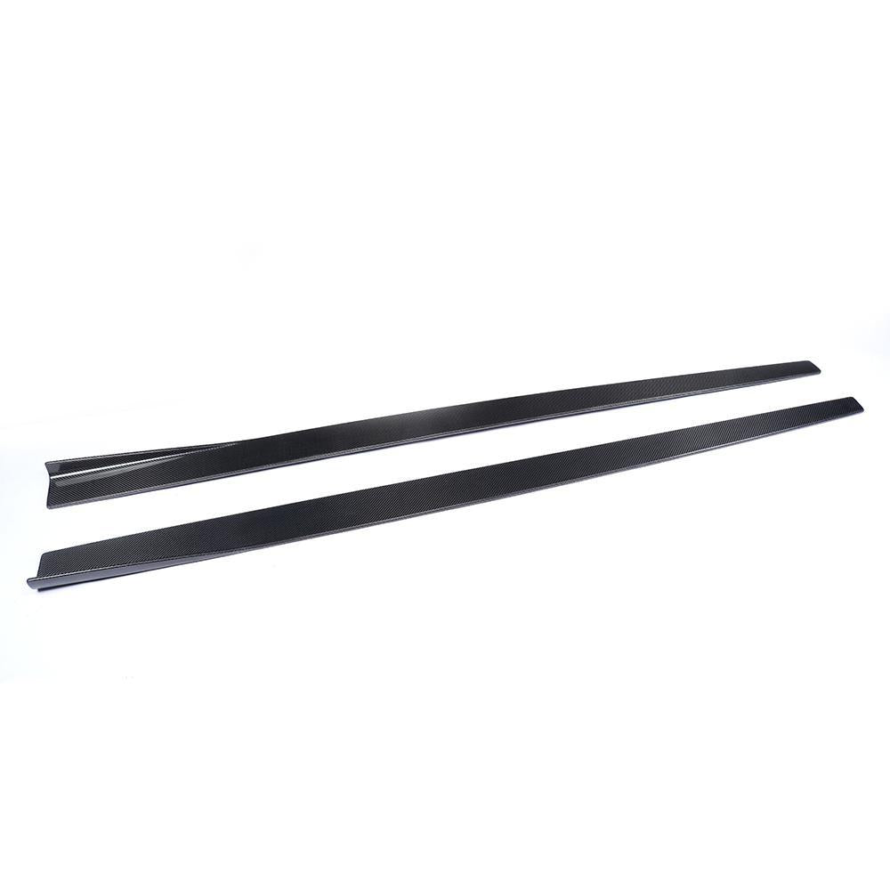 BMW F80 M3 F82 F83 M4 AC Style Carbon Fibre Side Skirt Extension 2014-2020 - Image 6