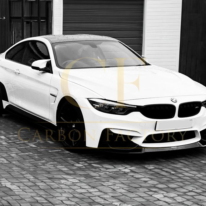 BMW F80 M3 F82 F83 M4 CS Style Carbon Fibre Front Splitter 14-20 - Image 7