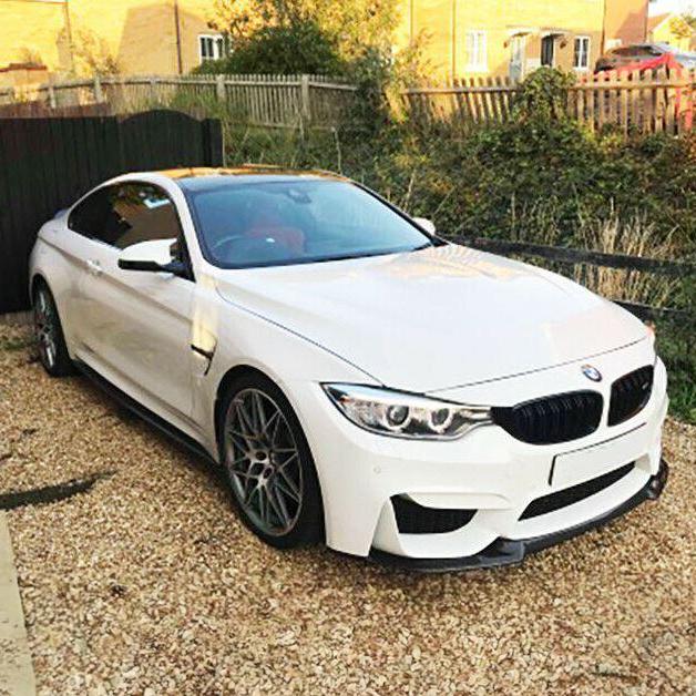 BMW F80 M3 F82 F83 M4 CS Style Gloss Black Front Splitter 14-20
